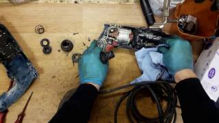 How to disassemble and find problem in Bosch GBH 218 RE hammer drill [upl. by Tarryn55]