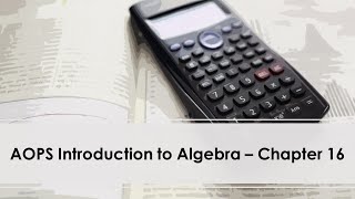 AOPS Introduction to Algebra  1653 1655 [upl. by Llien]