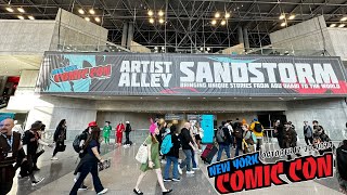 New York Comic Con 2024 Artist Alley  Full Walkthrough Every Artist Featured [upl. by Waldack]