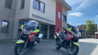 Wichtige Unterstützung Motorräder für die Feuerwehr jetzt auch in Weißenfels [upl. by Darcee]