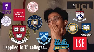 COLLEGE DECISION REACTIONS 2024  Ivies UCs UCAS and more  International Student from Malaysia [upl. by Aldred957]