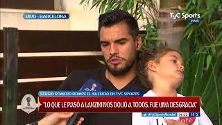 Sergio Romero en TyCSportsMundial [upl. by Lahpos]