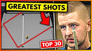 Top 30 GREATEST Pool Shots of ALL TIME  UPDATED 2024 [upl. by Enoek]