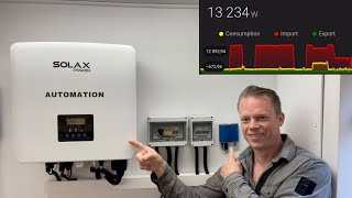 Energy automation Solax hybrid inverter Odroid Home assistant Mod bus DIY HV Bat [upl. by Notnel]