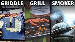 Griddle vs Grill vs Smoker Which one is Best [upl. by Strader]