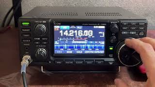 icom ic7300 unboxing and first contact [upl. by Mohandas90]