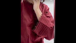 How to make beautiful sleeves designs v trending 2024 [upl. by Irehj13]