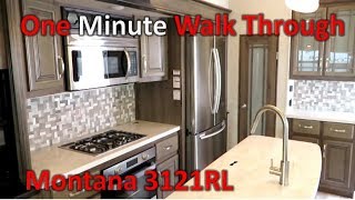 Walk through of our New Montana 3121RL Fifth Wheel [upl. by Henn]