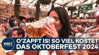 OKTOBERFEST 2024 Maßpreise teurer als je zuvor – Wiesn erwarten Besucherrekord [upl. by Casta]