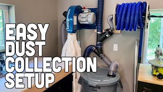 Easy Dust Collection Setup  My Dream Workshop [upl. by Pirri]