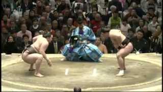 Hakuho vs Harumafuji Day 15 Sumo Hatsu Basho 27 January 2013 [upl. by Hyrup]