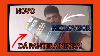 NOVOS RETROVISORES DÁ CBX 250 TWISTER PANTERA NEGRA [upl. by Adniles858]