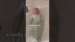 Unswaddling How to unswaddle a baby swaddelini swaddlechallenge newparent [upl. by Jackquelin]