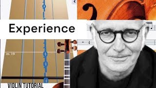 Ludovico Einaudi  Experience violin tutorial [upl. by Chema]