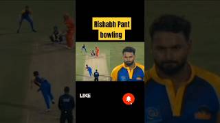 Rishabh Pant viral bowling video dpl cricketshortsrishabhpant [upl. by Elena]