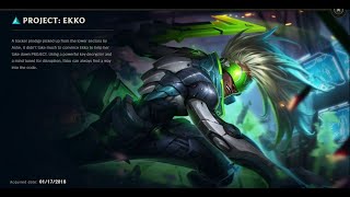 PROJECT EKKO SKIN SPOTLIGHT07242024 [upl. by Aizti]