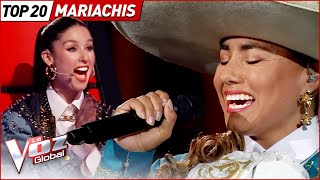 Top 20 MARIACHIS IMPRESIONANTES en La Voz [upl. by Wendye]