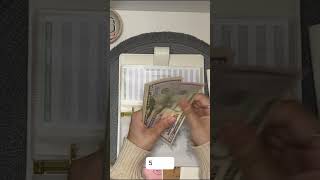 Cash unstuffing to pay our credit card cashenvelopemethod cashbudgeter cashunstuffing [upl. by Siuraj]