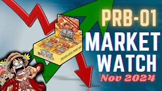 IS PRB01 A BLESSING OR A CURSE FOR THE ONE PIECE CARD GAME   PRB01 NOV MARKET WATCH [upl. by Nagar]