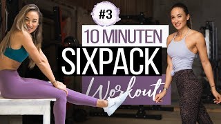 ▶︎ Am Bauch abnehmen ◀︎  10 Minuten Workout zum MITMACHEN  4x10 [upl. by Ynot]