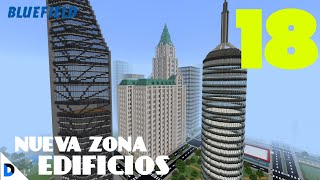 CONSTRUYENDO MI CIUDAD EN MINECRAFT 18  ZONA DE EDIFICIOS  DIVANJM03 [upl. by Ednyl676]