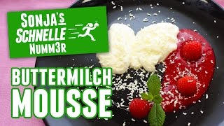 ButtermilchMousse  Rezept Sonjas Schnelle Nummer 75 [upl. by Noryahs]