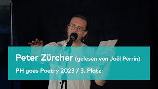 PHZHPoetrySlam 2023 Alt werden ist der Furz des Lebens – Peter Zürcher gelesen von Joël Perrin [upl. by Lledrev]