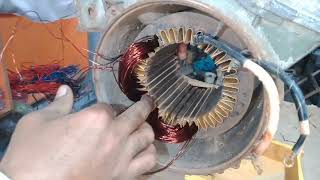 how to make revind 15hp motermotor revind krny ka tarika [upl. by Marmawke56]