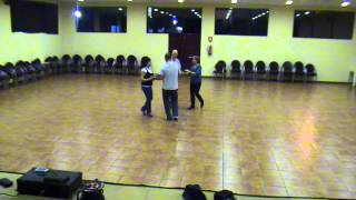 SALSA  FIGURAS 12 Y 3 EN RUEDA PARA 2 PAREJAS RUEDA CASINO [upl. by Tamiko]