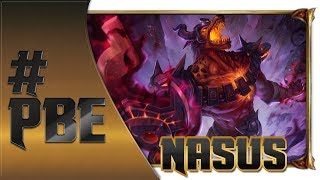 League of Legends Skin Preview Infernal Nasus GERHD [upl. by Huei]