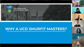 UCD Smurfit School information webinar featuring US students and alumni [upl. by Enoob]