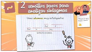 2 PASOS FÁCILES para analizar sintagmas paso a paso sin equivocarte 👉 NGLE  GTG [upl. by Notwal]