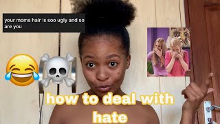 How to deal with hate hate comments [upl. by Martinsen]