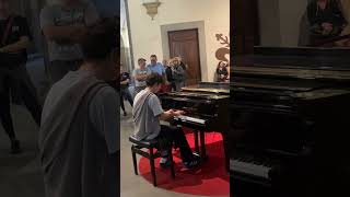 Bliss by Muse on the piano in Firenze [upl. by Yrogiarc]