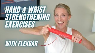 Hand and Wrist Strengthening Exercises with Flexbar Follow Along Workout [upl. by Nosila]