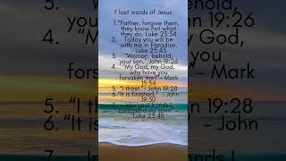 Seven last words of Jesus godslove shorts thankyoujesus greatgod cross [upl. by Filmore]