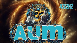 AUM OM 432 Hz  THETA WAVES HEALING MEDITATION [upl. by Odravde545]