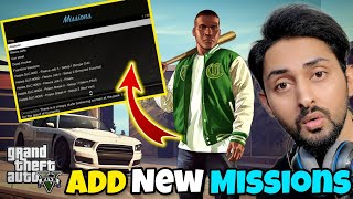 HOW TO ADD NEW MISSIONS IN GTA 5  GTA 5 MODS 2024  HINDIURDU  THE NOOB [upl. by Ruvolo494]