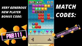 Skillz Jewel Blitz Gameplay Strategy Tips Promo amp Match Codes [upl. by Lleneg]