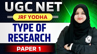 UGC NET 2024  Research Aptitude  Types of Research for UGC NET Paper 1 [upl. by Curley94]