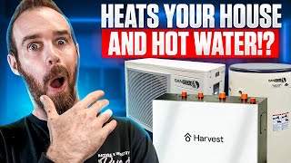 This Heat Pump heats your home AND hot water🔥💧 Harvest Heat Pump Series [upl. by Carmelita]