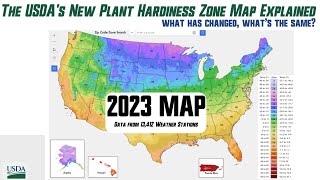 Did Your Growing Zone Change  New USDA Plant Hardiness Map Explained [upl. by Aicnorev]