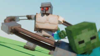 IRON GOLEM GETS AN UPGRADE  Minecraft Animation [upl. by Speroni]