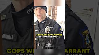 Cops without warrant try to enter house shorts [upl. by Patman316]