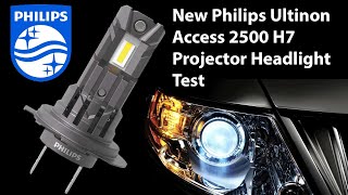 Philips Ultinon Access 2500 H7 H18 LED  Projector Headlight Test [upl. by Mercie]