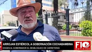 Lecheros denuncian escasez de alimentos para ganado por bloqueos en Cochabamba [upl. by Ainehta]