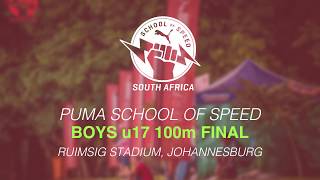 Boys u17 100m Final [upl. by Yenaiv]