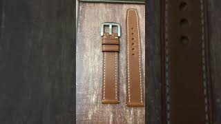 Buttero Leather Strap for Shinola Argonite 715 [upl. by Melisent]