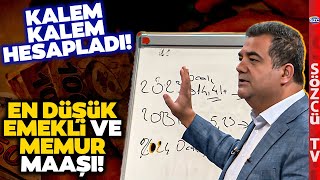 SGK Uzmanı Temmuz Zammını Kalem Kalem Hesapladı En Düşük Emekli ve Memur Maaşı [upl. by Galang]