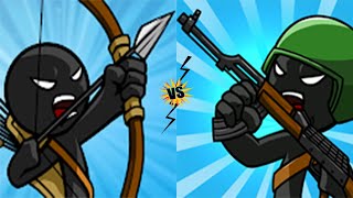 Stick War Legacy vs Stickman Modern Total War  New Stick War Game 2021 Final Boss New Skins Android [upl. by Ataga48]